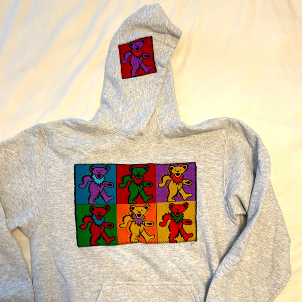 Revelation Hoodie Grateful Dead patches- tween